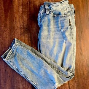 Silver Jeans Co. Boyfriend Crop W29/L27